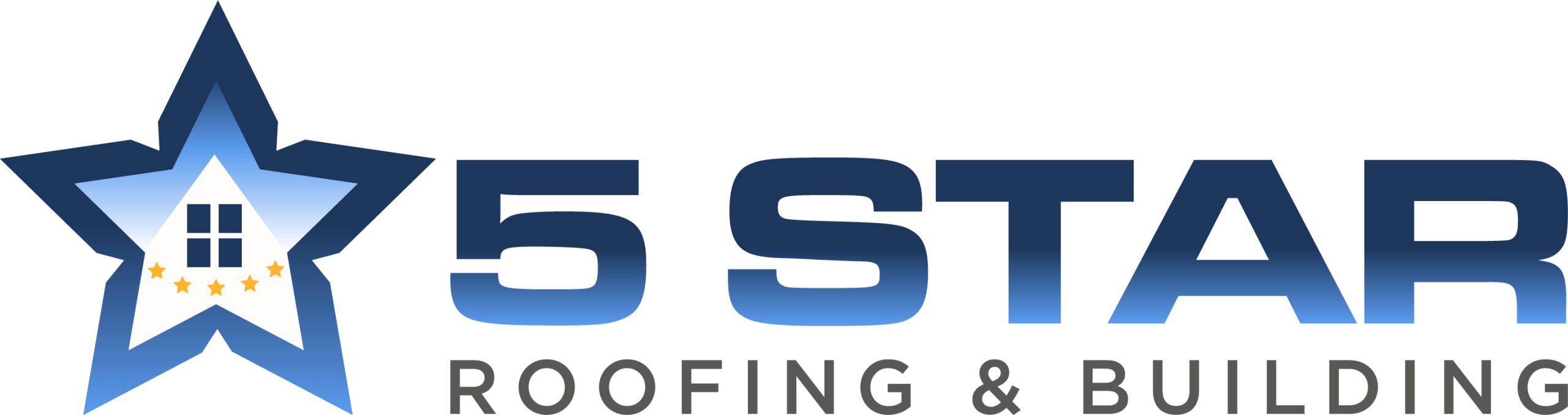 5 Star Roofing Logo 5 Star Roofing Logo