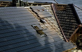 Renovation of slate roof