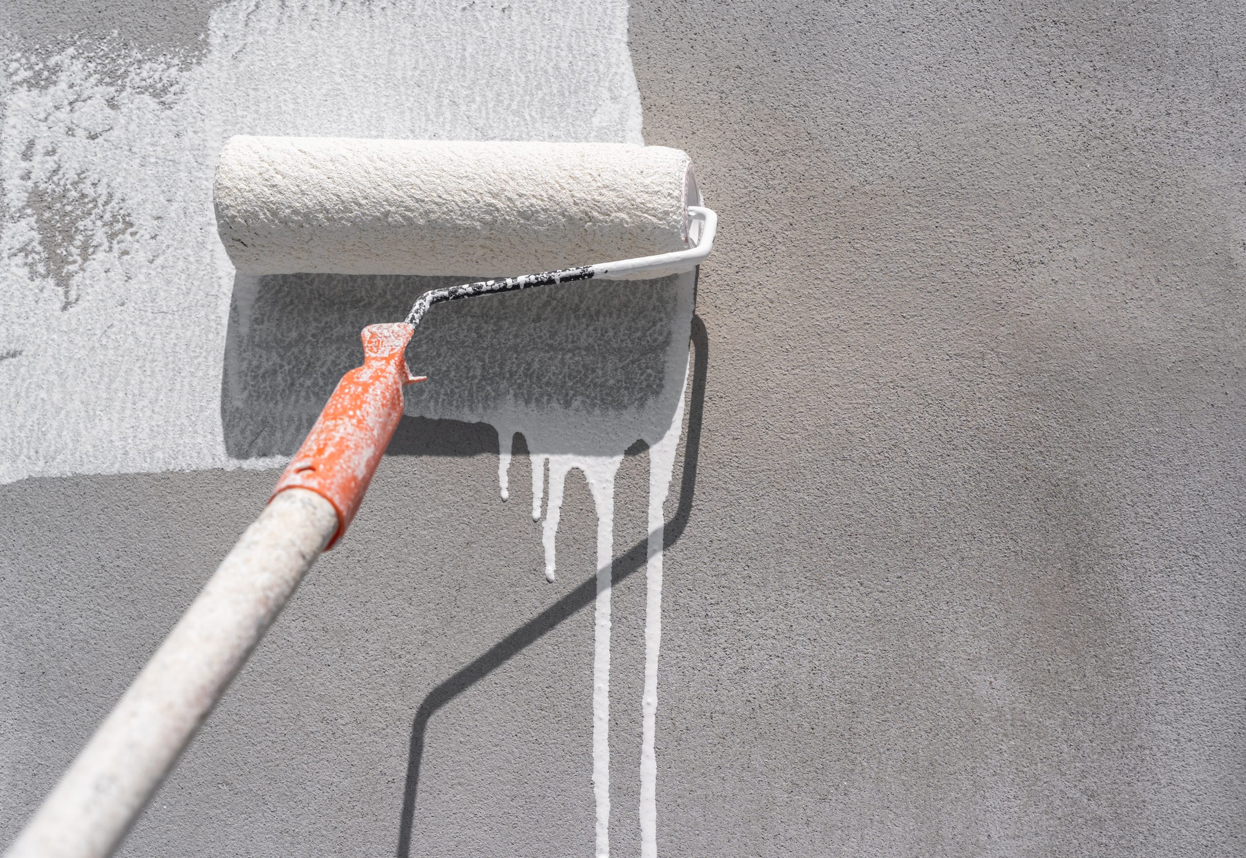 Painting exterior of property