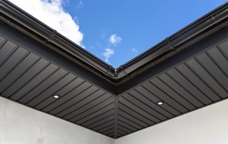 Breathable roofing membrane being fitted under battens